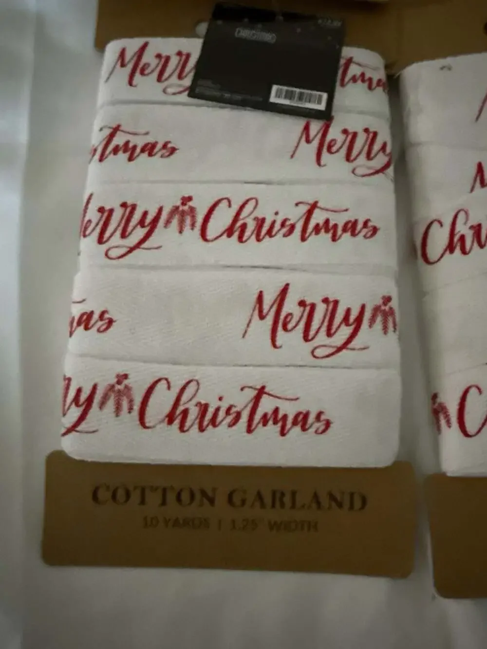 6 for the price of 1! Hobby Lobby Christmas Shoppe Garland 60 yards
